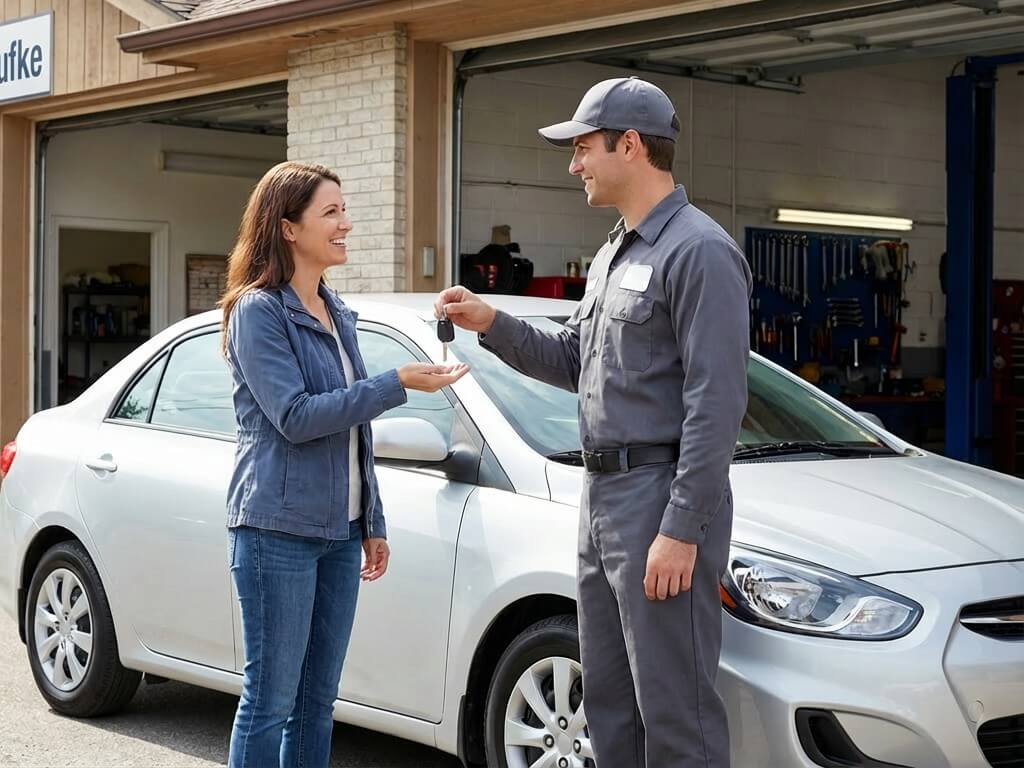 GenKI-Bild: Werkstattersatzwagen GenKI-Bild: Werkstattersatzwagen