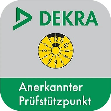 Dekra Anerkannter Prüfstützpunkt Logo: Dekra Anerkannter Prüfstützpunkt